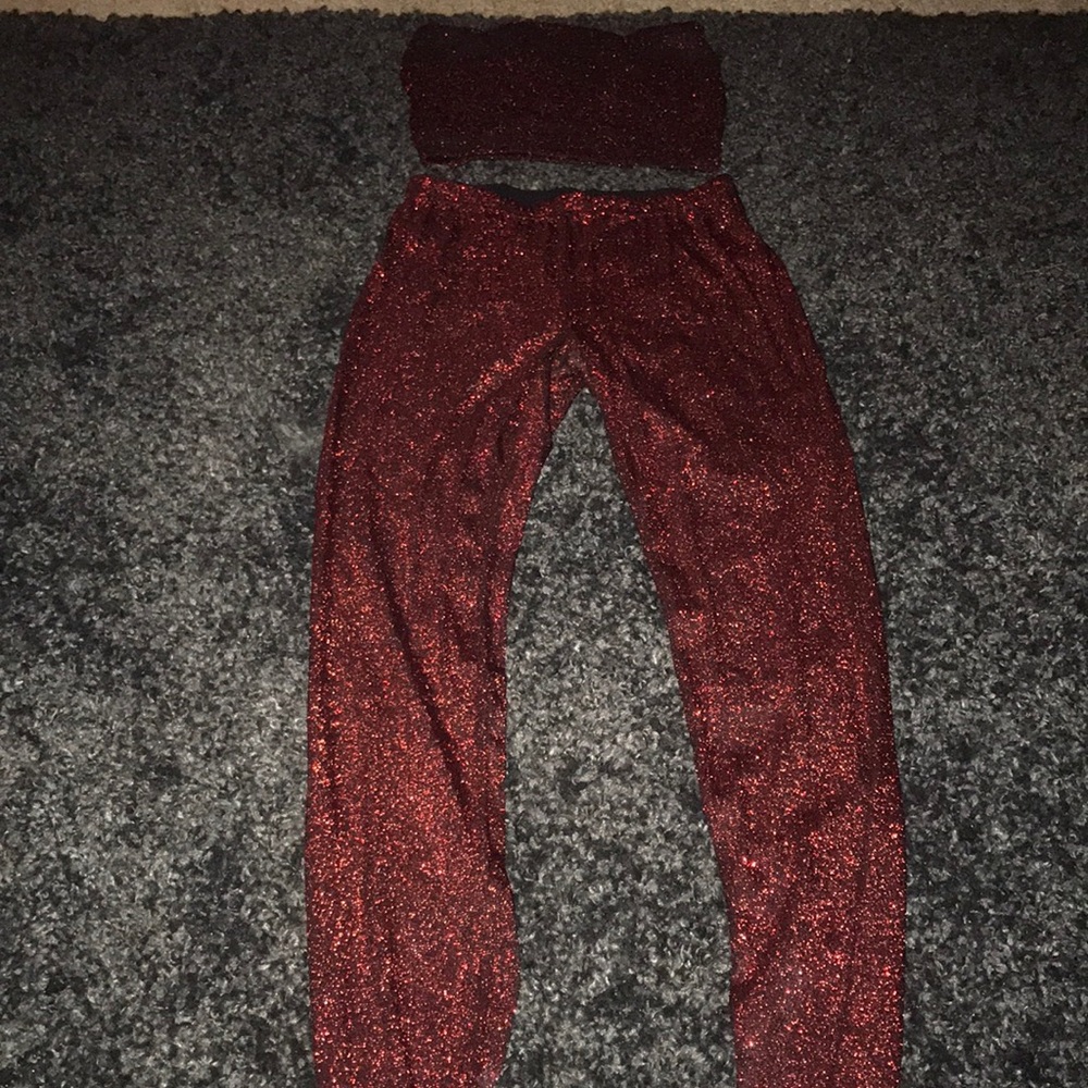 2 piece shimmer set